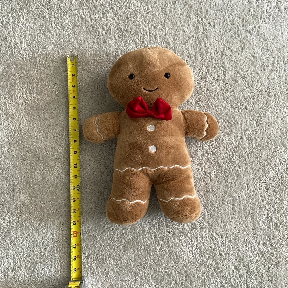 Gingerbread man Pillow Holiday Christmas Decorative Pillow